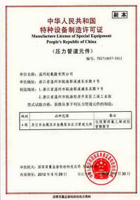 Pressure Pipe - Expansion Joint Permit