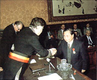 Prize-giving ceremony in BRUSSELS EUREKA Expo